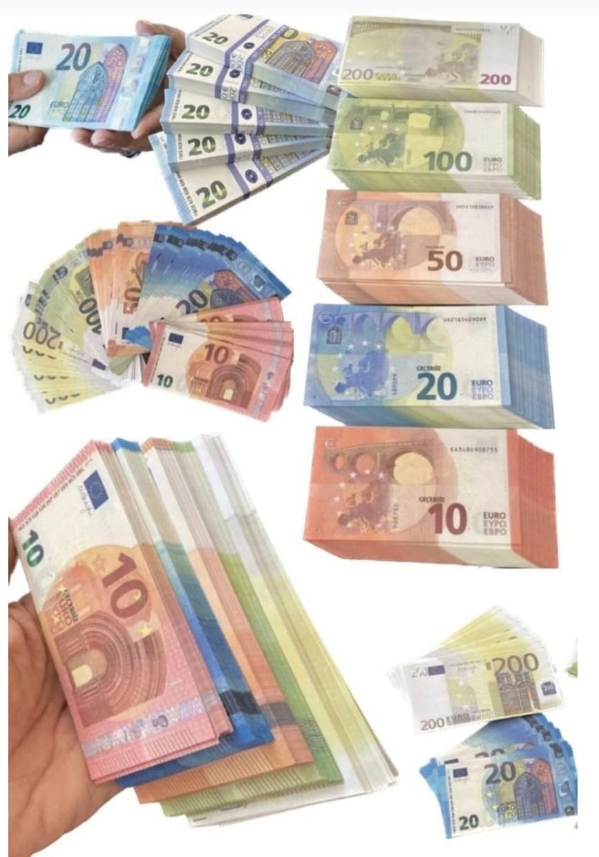 Süper Kalite 1 Deste 20 Euro Düğün Eğlence Ve Oyun Parası 1.ci Kalite