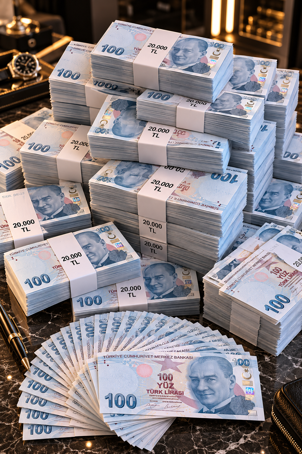 20 BİN TÜRKLİRASI (2 DESTE )