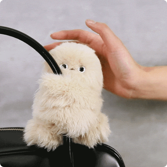 LUMİ  Oyuncak Peluş Fildişi Mirumi Akıllı Peluş Robot Oyuncak